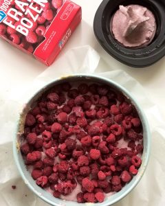 Frambozen cheesecake
