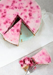 Frambozen cheesecake