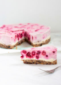 Frambozen cheesecake