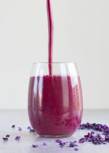 Smoothie met rode kool