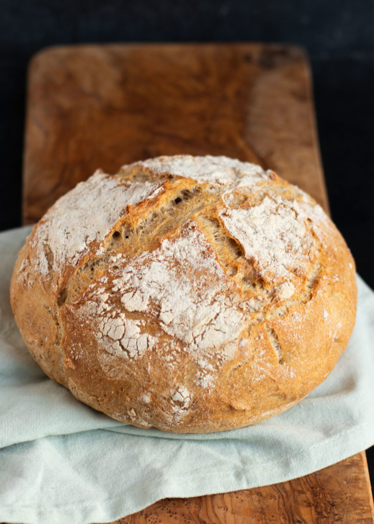 Knapperig wit brood