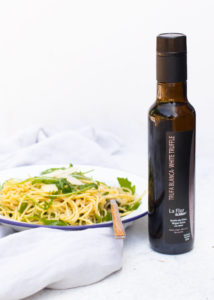 Spaghetti met truffel, rucola & parmezaanse kaas