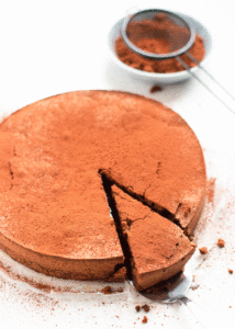 Chocolade amandeltaart