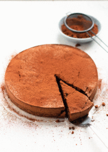Chocolade amandeltaart