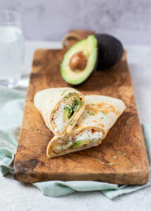 Wrap met ei, cottage cheese & avocado