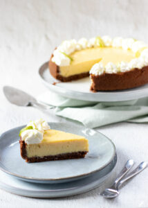 Key lime pie met slagroom