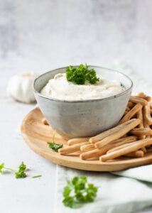 Snelle aioli met peterselie