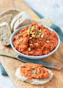 Zelfgemaakte tomatentapenade