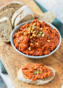 Zelfgemaakte tomatentapenade