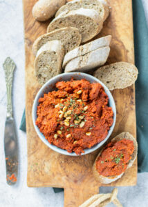 Zelfgemaakte tomatentapenade