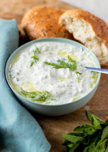 Zelfgemaakte tzatziki