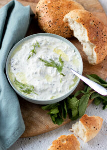 Zelfgemaakte tzatziki