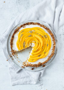 Ontbijttaart met mango & kokos